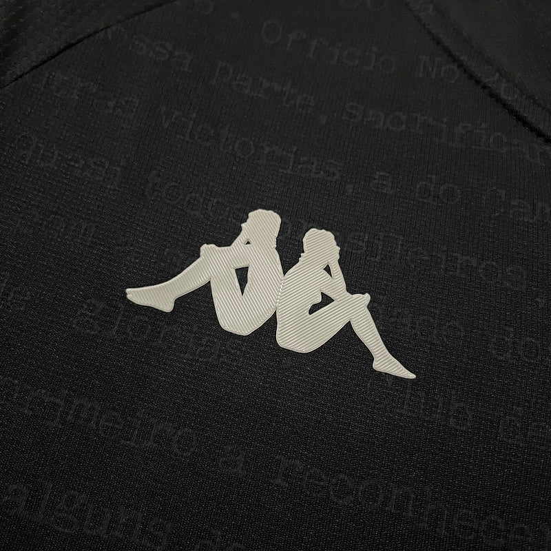 Camisa Vasco da Gama IV 24/25 Al Black Com Patrocínios | Futmantos