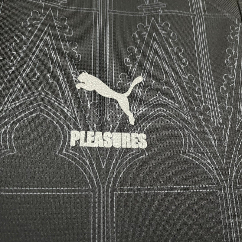 Camisa Milan X Pleasures IV 23/24 - Preto | Futmantos