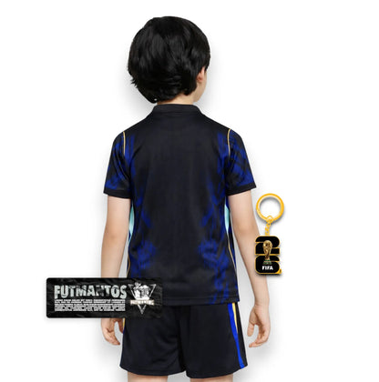 Kit Infantil Brasil II 2026/27 Azul | FutMantos