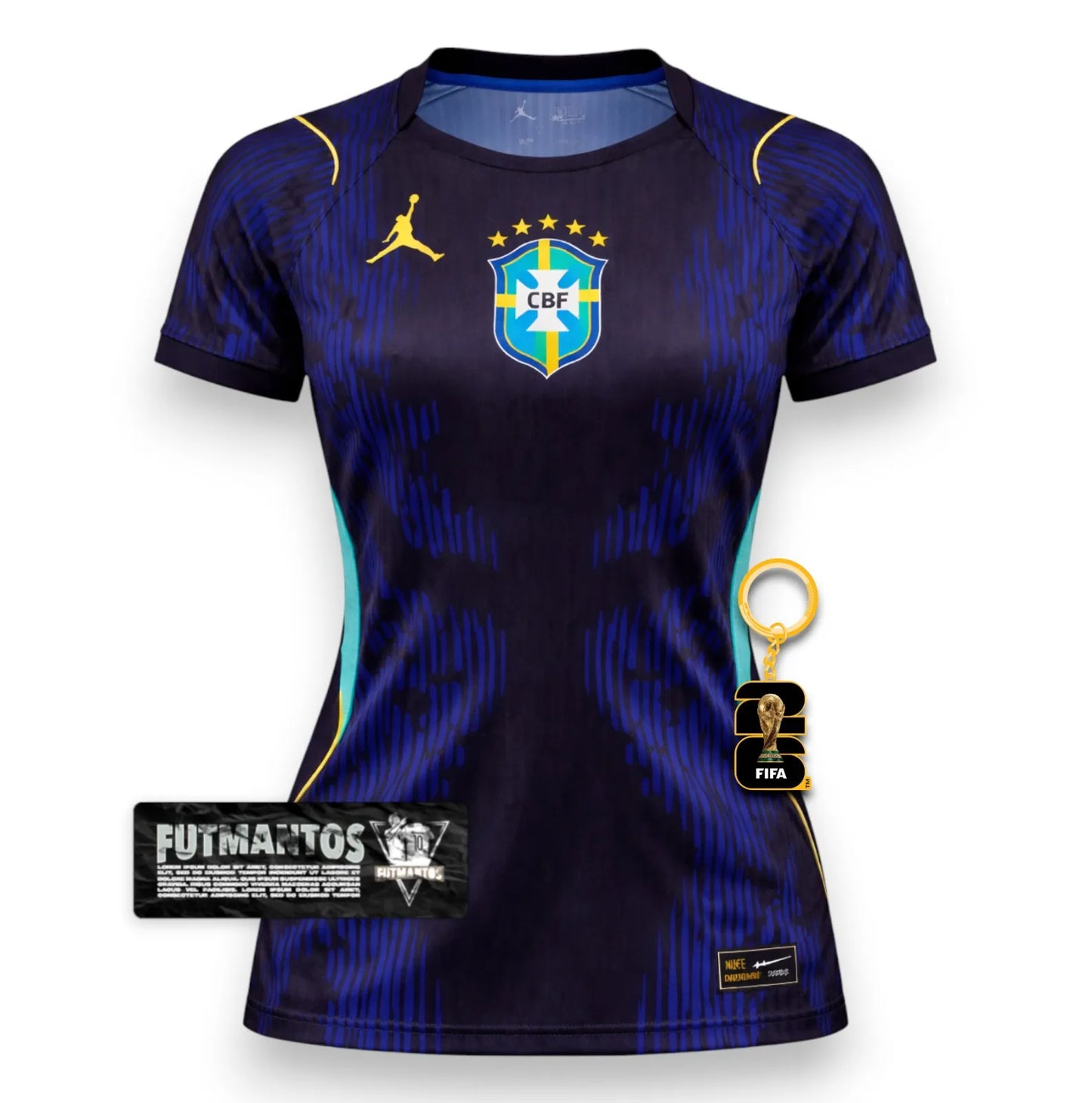 Camisa Brasil ll 2026 - Feminina | Azul FutMantos