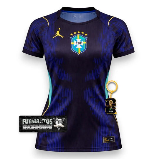Camisa Brasil ll 2026 - Feminina | Azul FutMantos