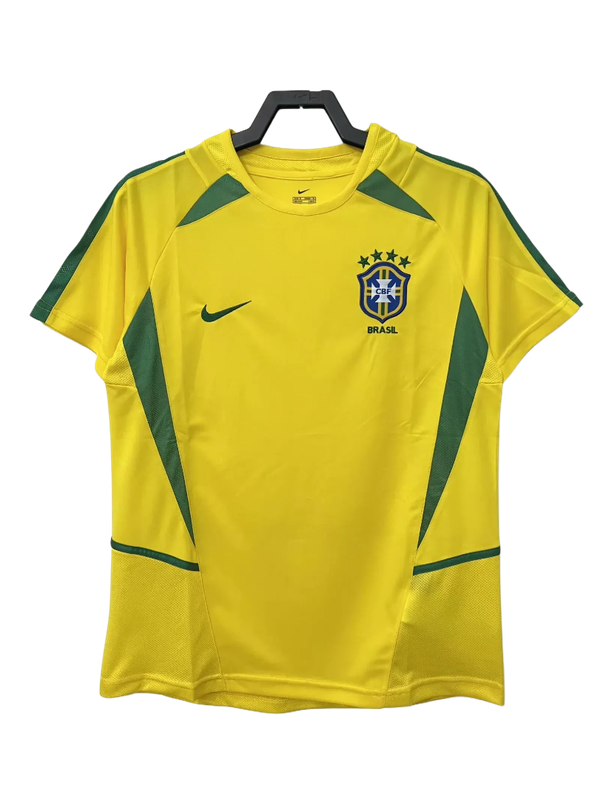 Camisa Brasil 2002 I Home - Versão Retrô | FutMantos