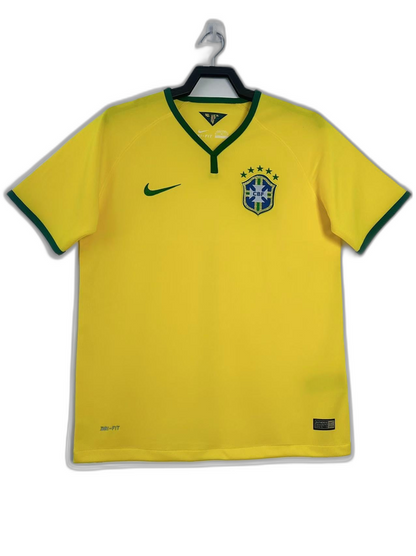 Camisa Brasil 2014 I Home - Versão Retrô | FutMantos