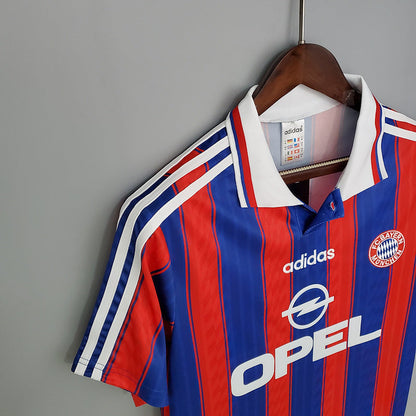 Camisa Bayern de Munique Retrô 1995/1997 Azul e Vermelha - | Futmantos