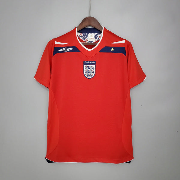Camisa Inglaterra Retrô 2008/2009 Vermelha - | Futmantos