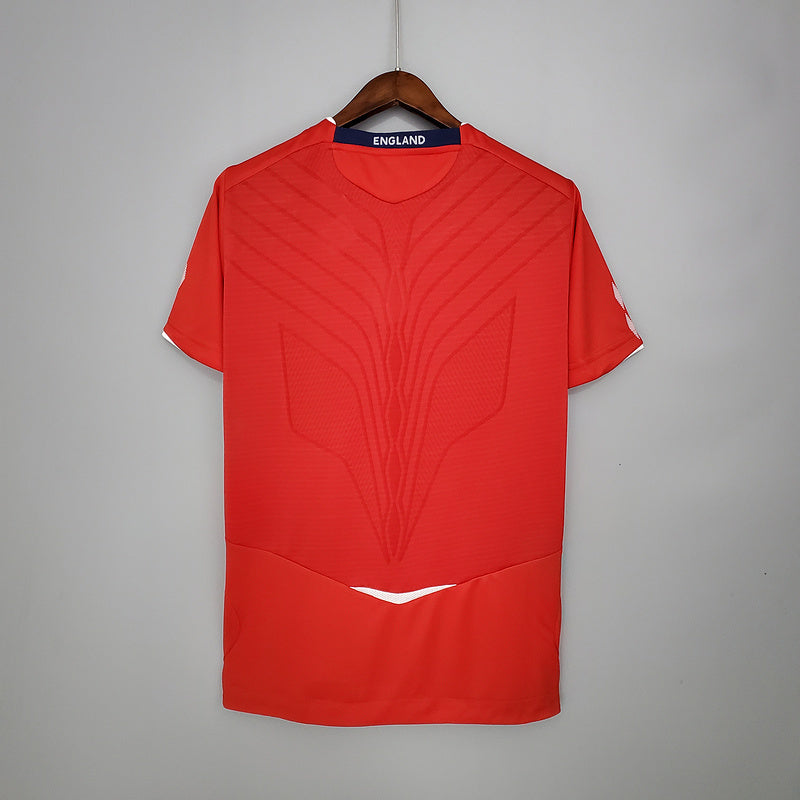 Camisa Inglaterra Retrô 2008/2009 Vermelha - | Futmantos