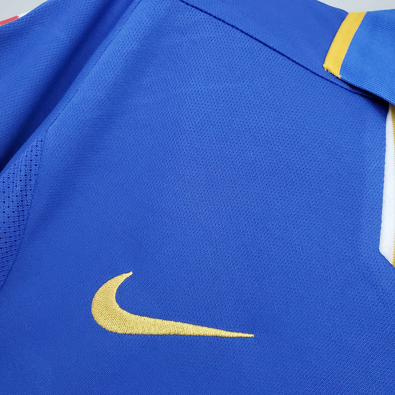 Camisa Itália Retrô 1996 Azul - | Futmantos