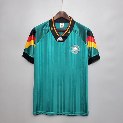 Camisa Alemanha II1992 Verde Retrô - | Futmantos