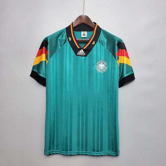Camisa Alemanha II1992 Verde Retrô - | Futmantos