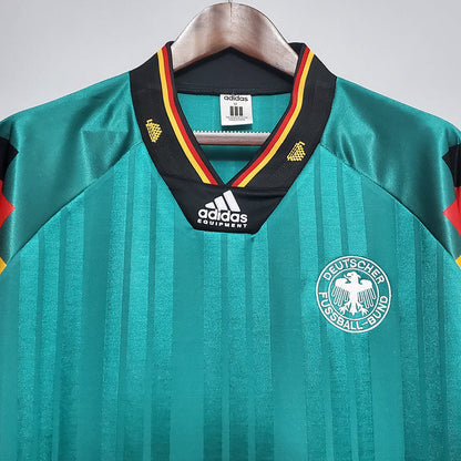 Camisa Alemanha II1992 Verde Retrô - | Futmantos