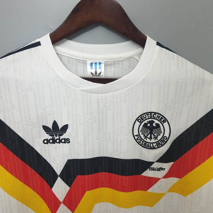Camisa Alemanha I 1990 Branca Retrô - | Futmantos