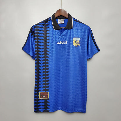 Camisa Seleção Argentina Retrô 1994 Azul - | Futmantos