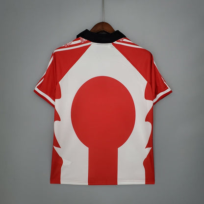 Camisa Athletic Bilbao Retrô 1997/1998 Vermelha e Branca - | Futmantos