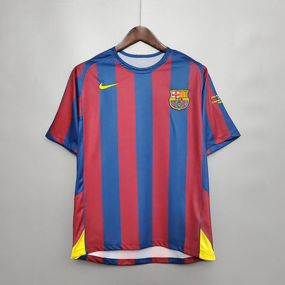 Camisa Barcelona Retrô 2006 Azul e Vermelha - | Futmantos