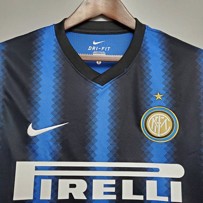 Camisa Inter de Milão Retrô 2010/2011 Azul e Preta  | Futmantos