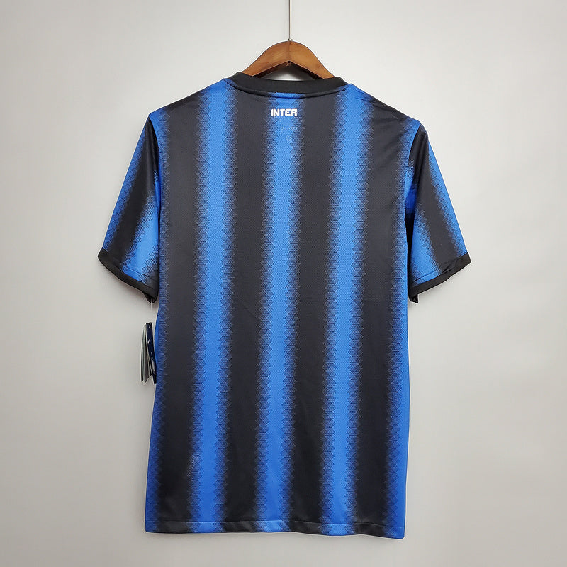 Camisa Inter de Milão Retrô 2010/2011 Azul e Preta  | Futmantos