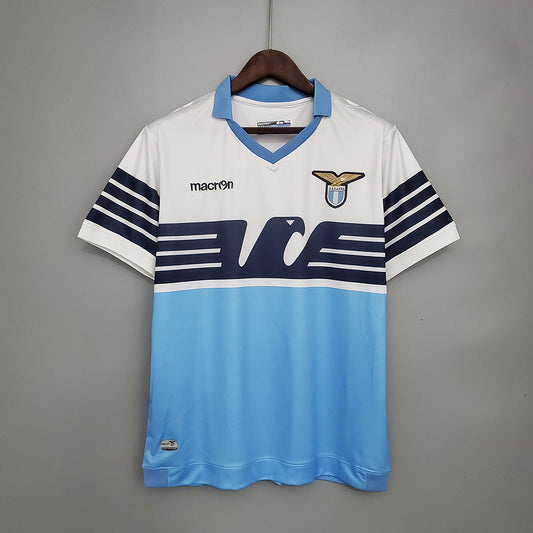 Camisa Lazio Retrô 2014 Azul e Branca - Macron | Futmantos
