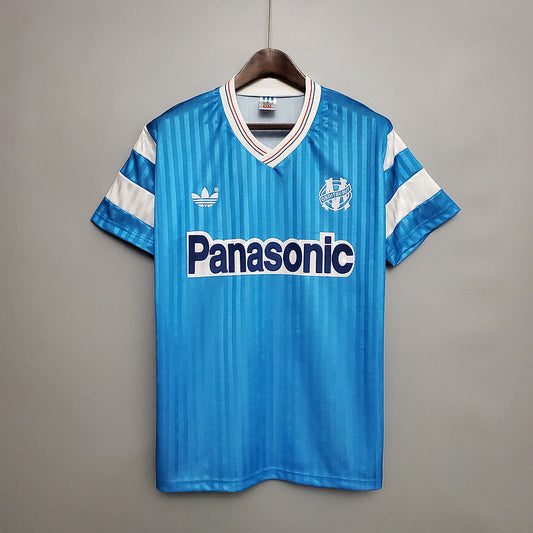 Camisa Marseille Retrô 1990 Azul - | Futmantos