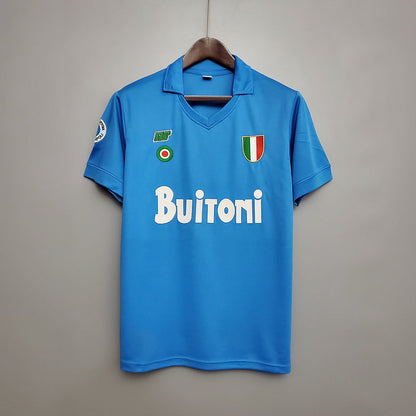 Camisa Napoli Retrô 1987/1988 Azul | Futmantos