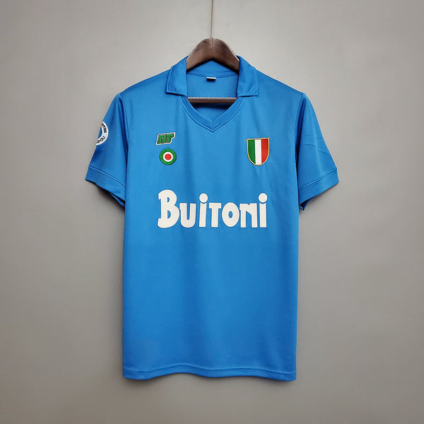 Camisa Napoli Retrô 1987/1988 Azul | Futmantos