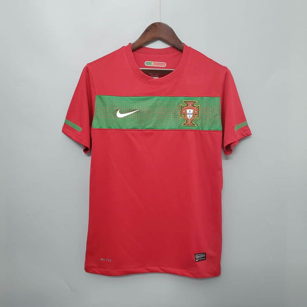 Camisa Portugal Retrô 2010 Vermelha e Verde - | Futmantos