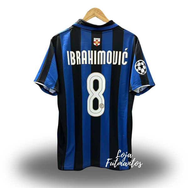 Camisa Inter de Milão 2008 - Ibrahimovic #8 Centenário | Futmantos