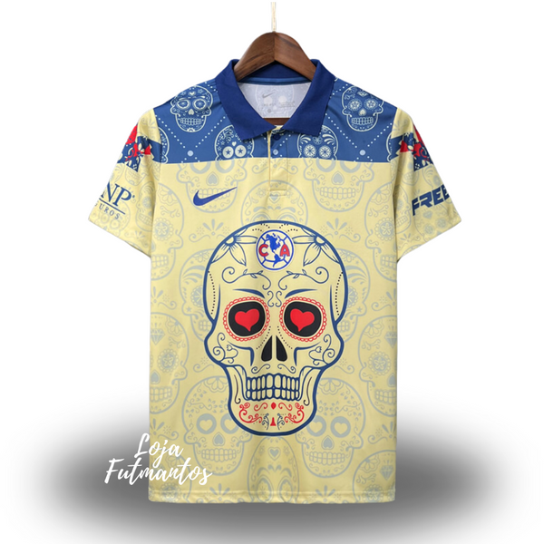 Camisa América do México 23/24 - Amarela Ed. Halloween | Futmantos