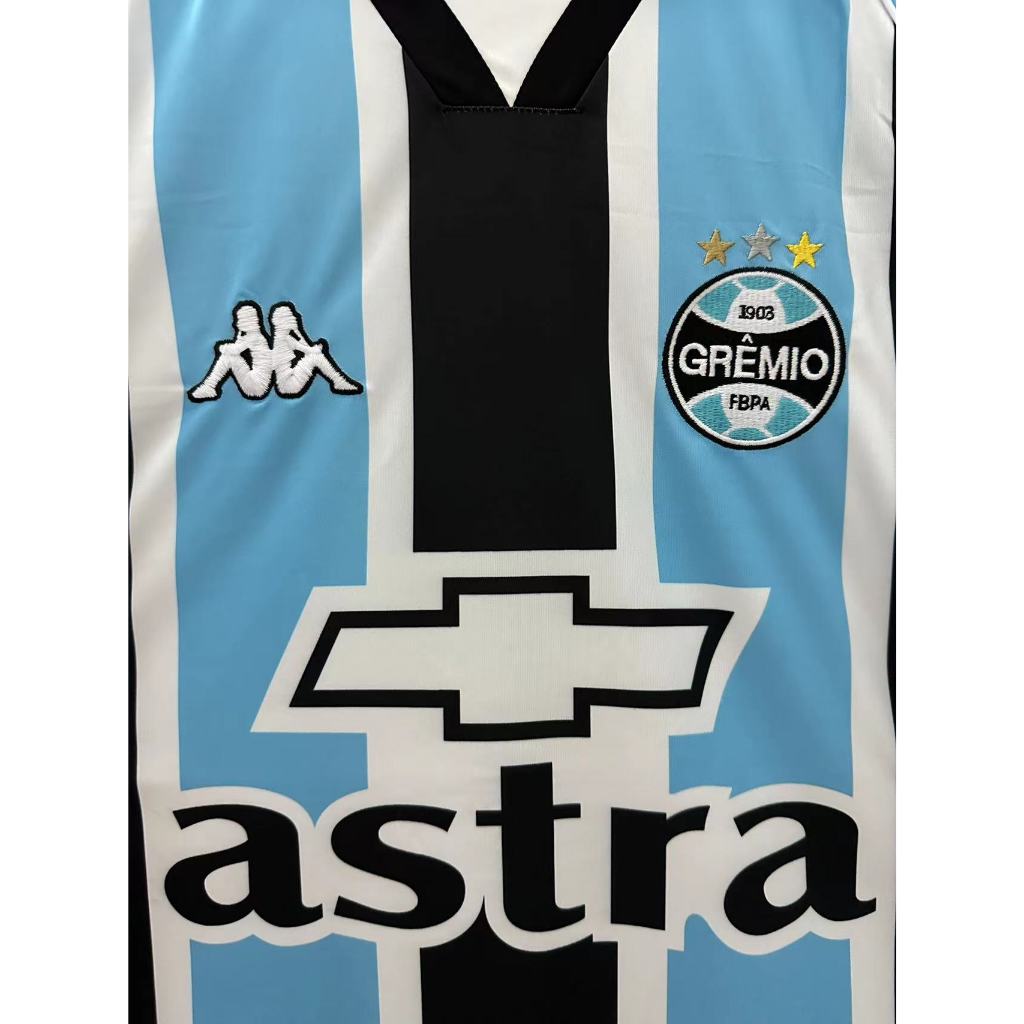 Camisa Grêmio I 2000/01 - Ronaldinho #10 | Futmantos
