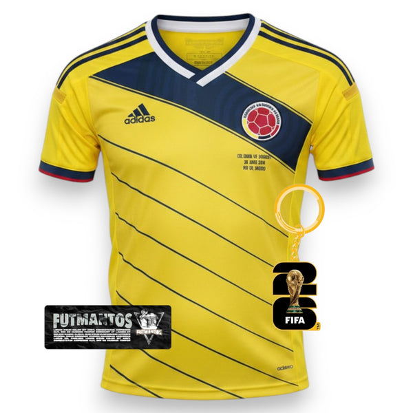 Camisa Colômbia l 2014/15 - Versão Retrô | FutMantos