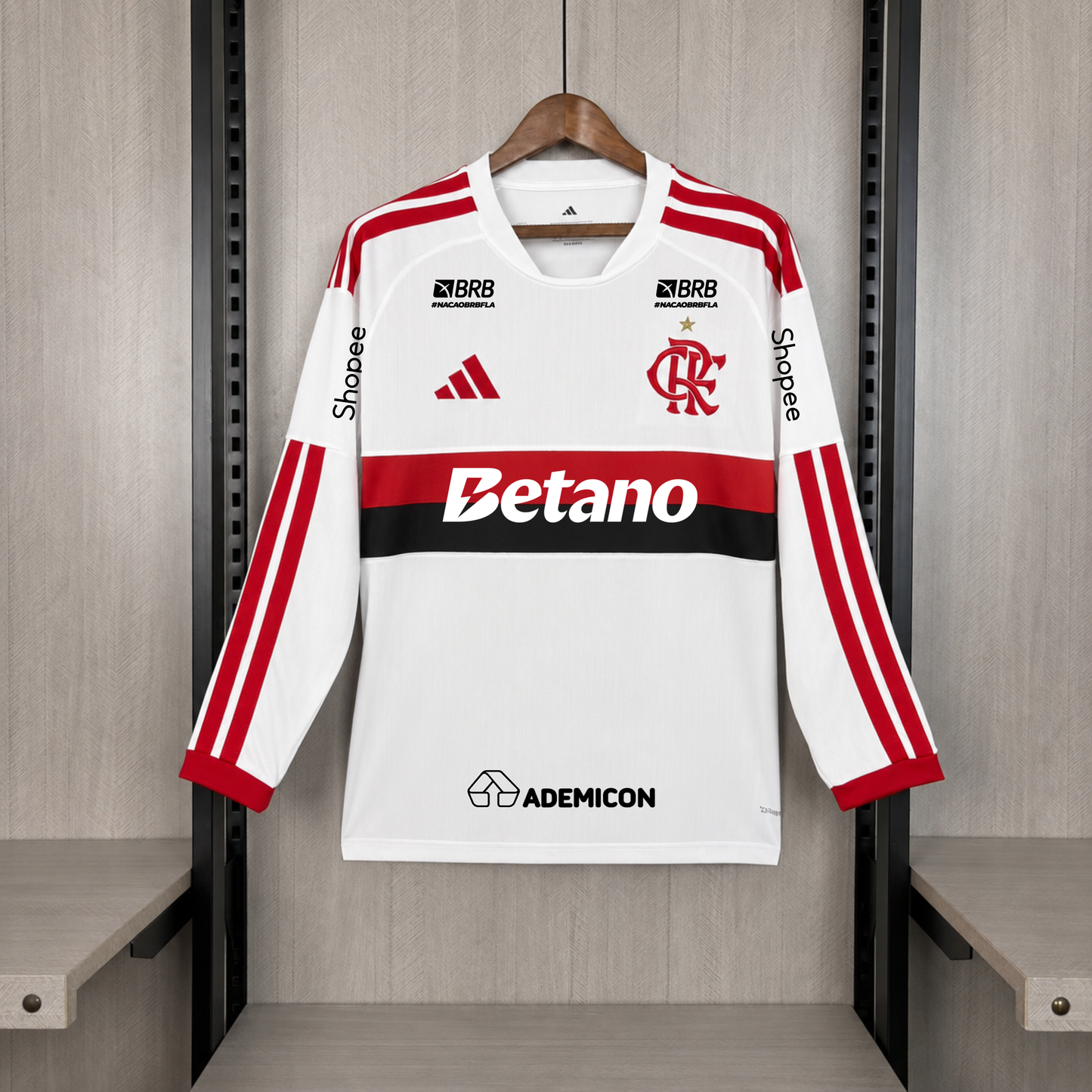 Camisa CRF lI 26/27 Manga Longa Com Patrocínios | Futmantos