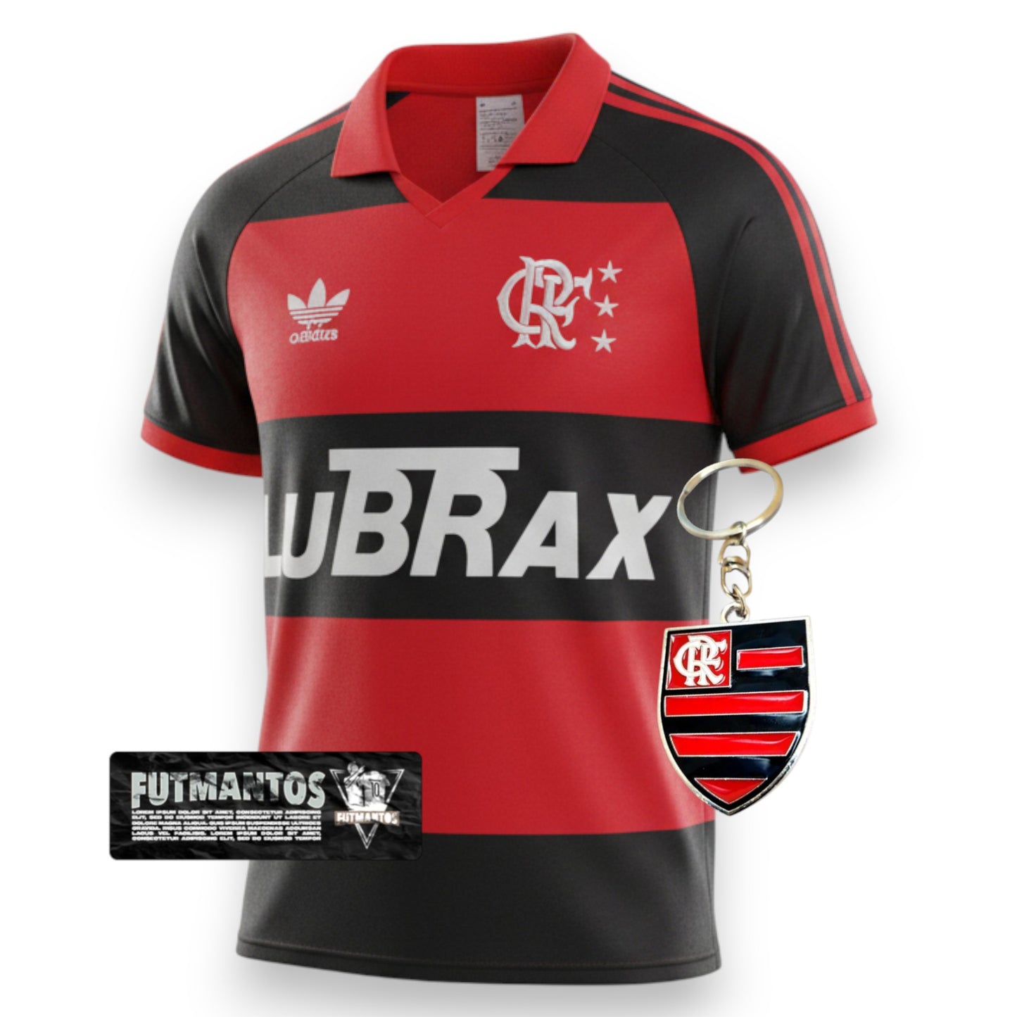 Camisa CRF 1987 I Home - Versão Retrô | FutMantos