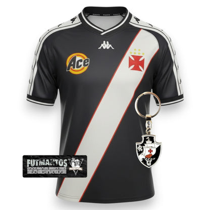 Camisa Vasco Retrô 2000 Preta | FutMantos