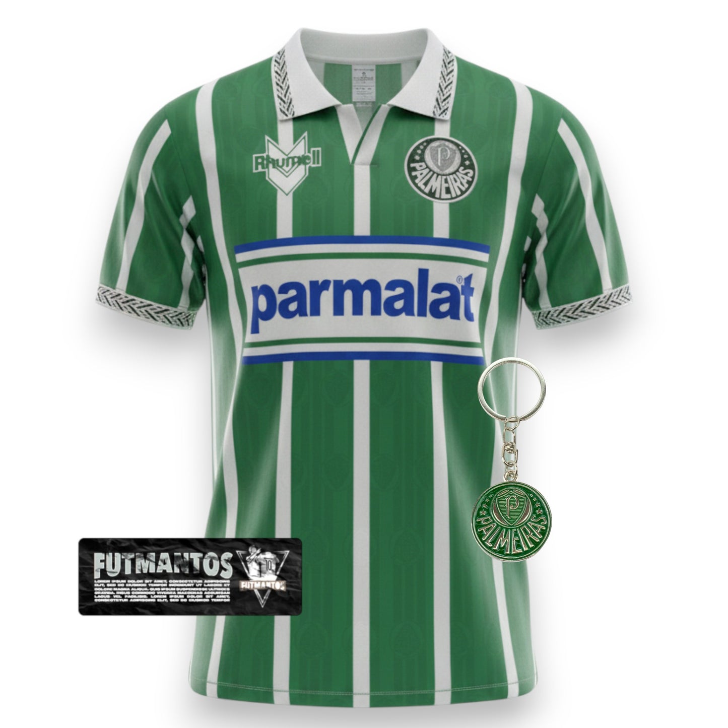 Camisa SEP Retrô 93/94 - Rhumell - Verde e Branca | Futmantos