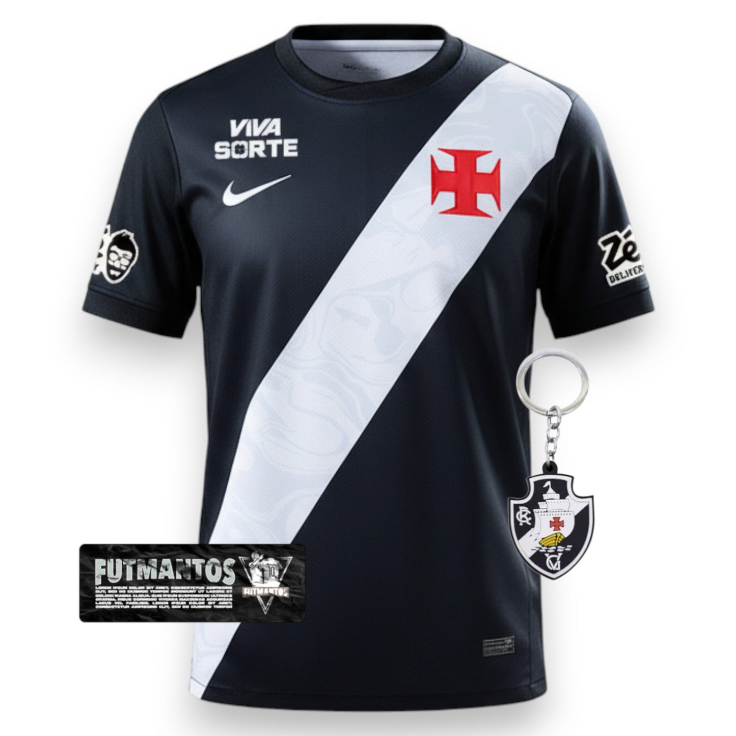 Camisa Vasco da Gama I 26/27 - Com Patrocínios | FutMantos