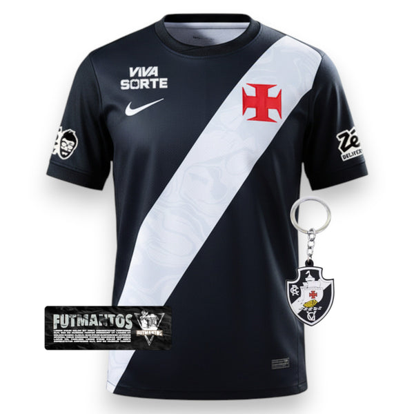 Camisa Vasco da Gama I 26/27 - Com Patrocínios | FutMantos