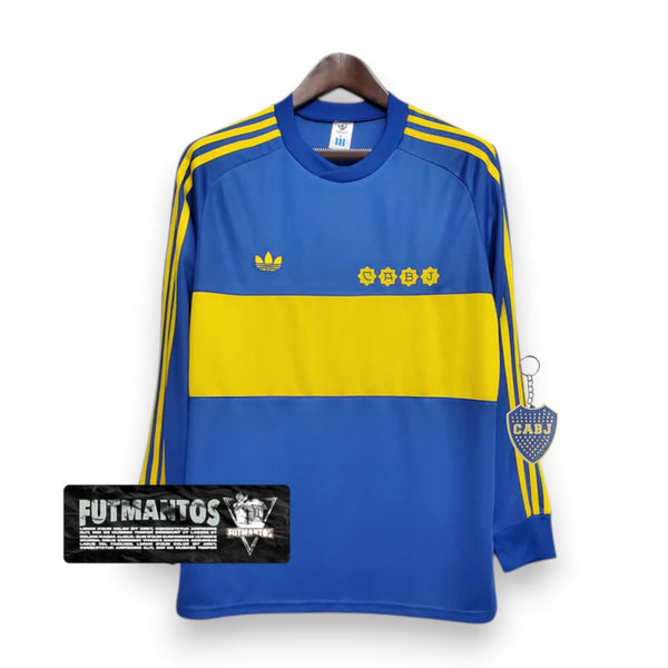 Camisa Manga Longa Boca Juniors 1981 - Azul | Futmantos