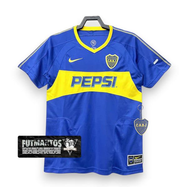 Camisa Boca Juniors 03/04 I Home - Versão Retrô
