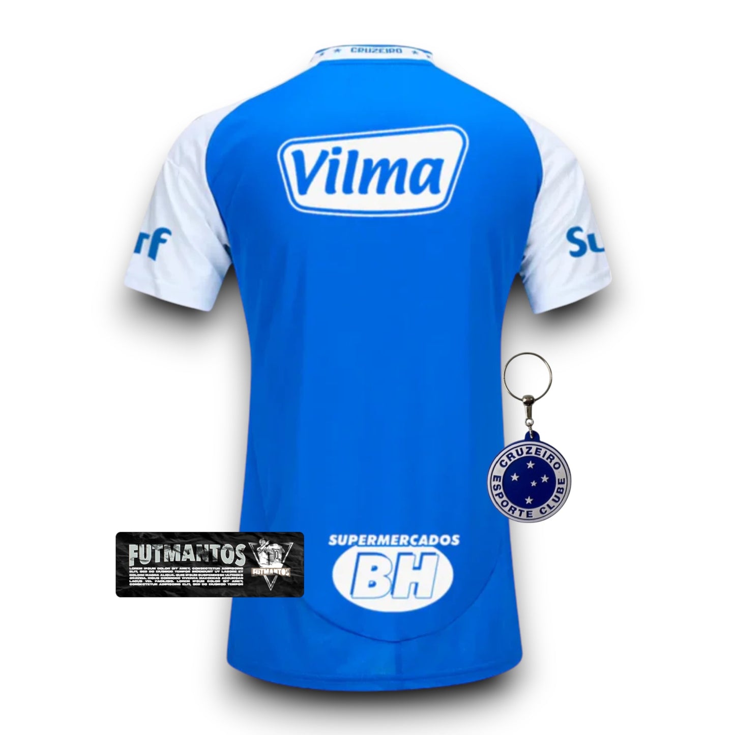 Camisa Cruzeiro l 25/26 - Feminina Com Patrocínio | FutMantos