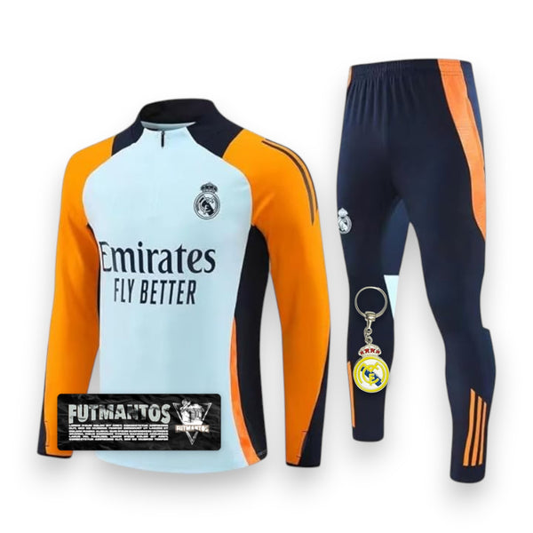 Agasalho de treino Real Madrid Cinza - 24/25