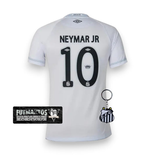 Camisa Santos I 25/26 NEYMAR JR. #10 Branca | FutMantos