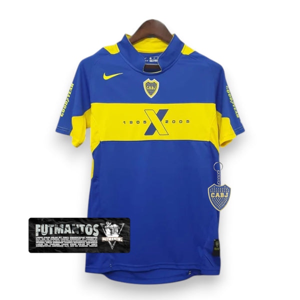 Camisa Boca Juniors Retrô 2005 Azul e Amarela - | Futmantos