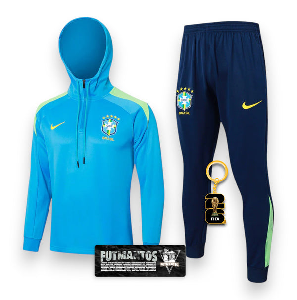 Agasalho de treino Brasil 24/25 - com Capuz