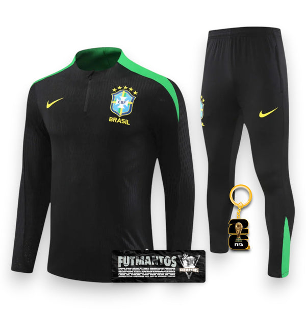 Agasalho de treino Brasil Preto - 24/25