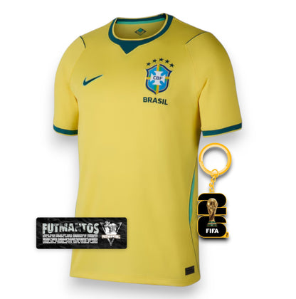 Camisa Brasil I 2026 - Torcedor Amarela | FutMantos