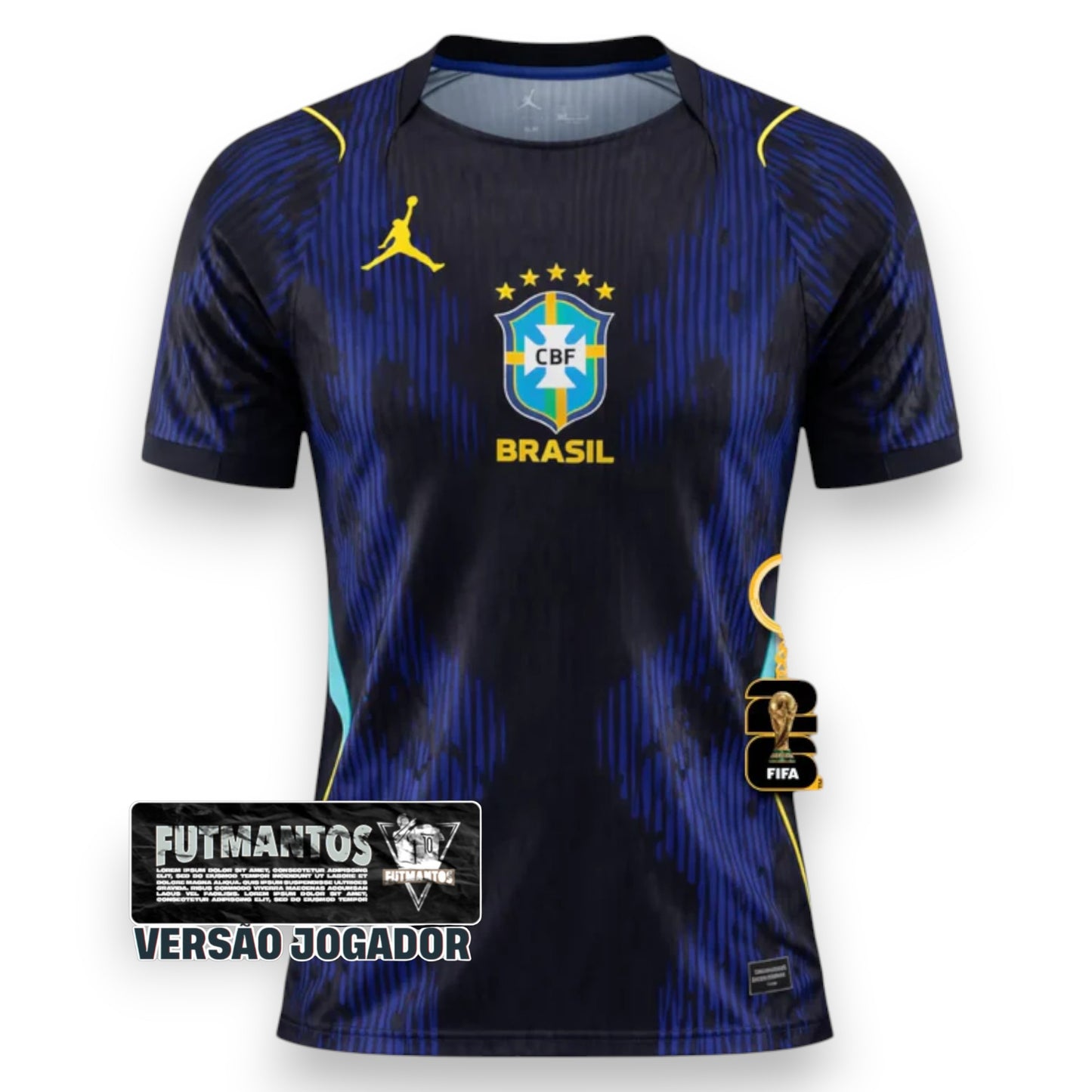 Camisa Brasil 2026 - Versão Jogador Azul| FutMantos