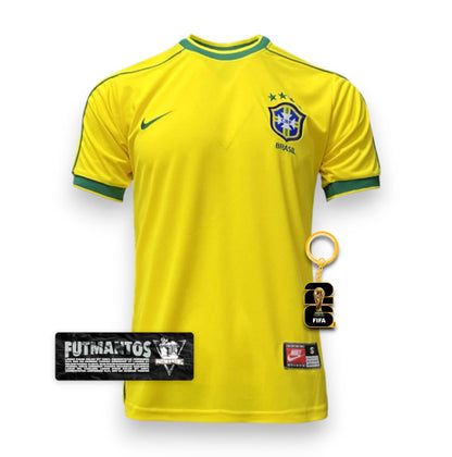 Camisa Brasil 1998 II Away - Versão Retrô | FutMantos