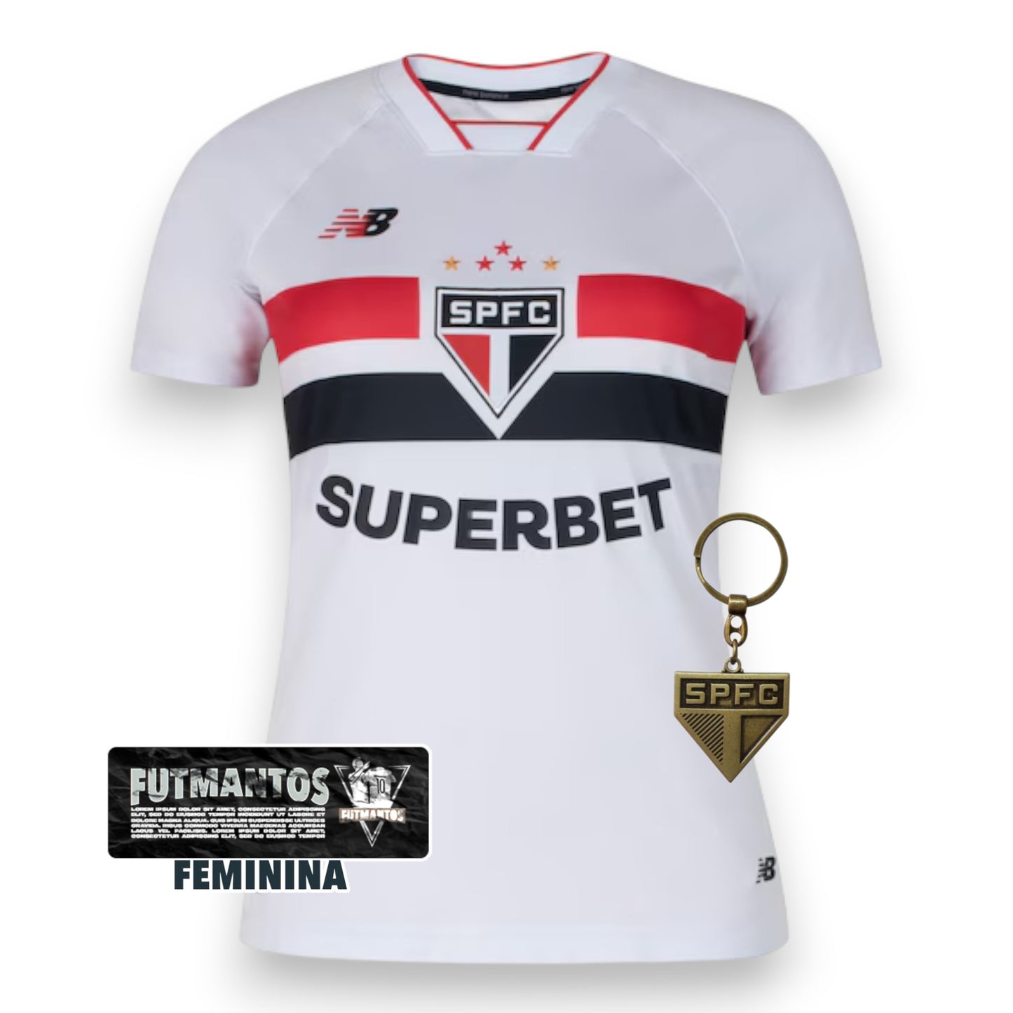 Camisa São Paulo I 26/27 - Feminina | Futmantos