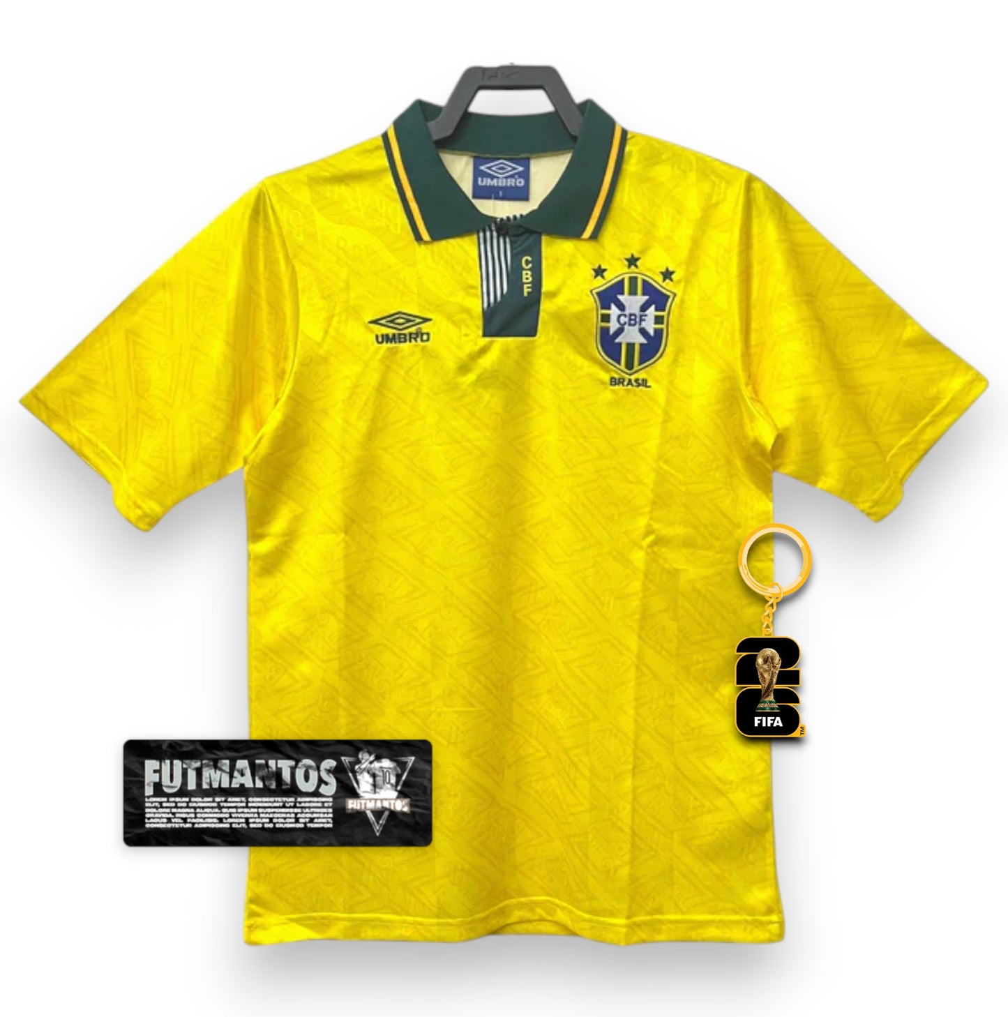 Camisa Brasil 91/93 I Home - Versão Retrô | FutMantos