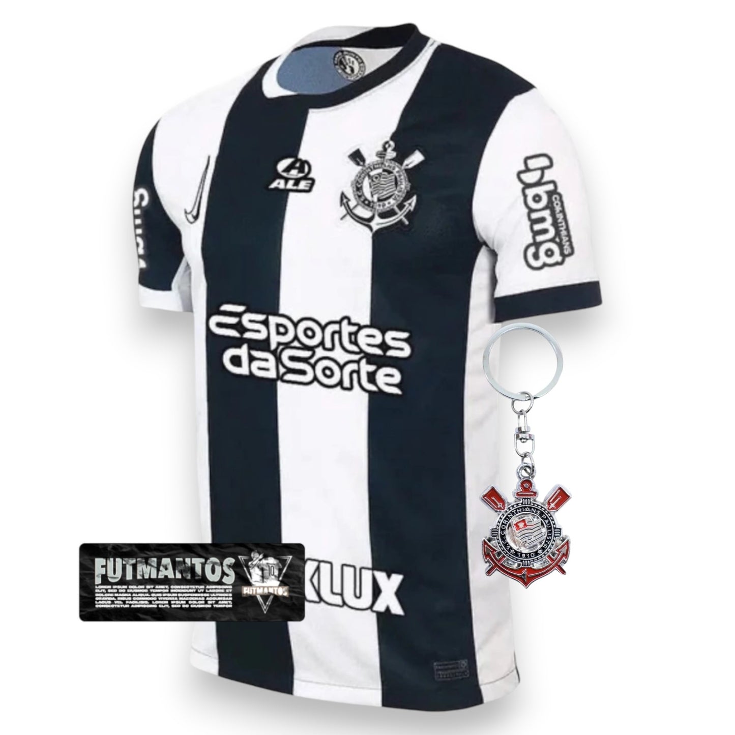 Camisa Corinthians lII 24/25 Masculina Com Patrocínios | Futmantos