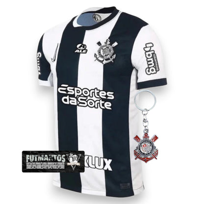 Camisa Corinthians lII 24/25 Masculina Com Patrocínios | Futmantos